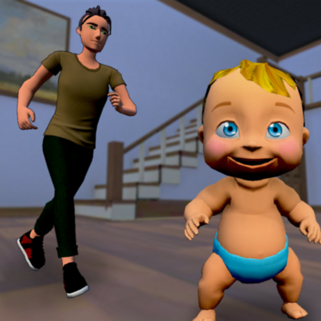 捉迷藏逃离爸爸游戏，这是一款神奇的捉迷藏游戏，大伙儿扮演不同的家庭成员在游戏中寻找婴儿，或者扮演婴儿躲避爸爸哦。这款游戏非常的魔性趣味，大伙儿可以扮演不同的身份角色，感兴趣的小伙伴们快来下载捉迷藏逃离爸爸游戏玩一玩吧~