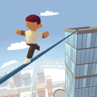 摩天楼独木桥是一款非常有意思的游戏，玩家将在这里通过各种不同样式的独木桥，高空俯视会让你拥有眩晕感，还有很多的奖励可以领取，在这里可以非常开心快乐的进行感受，现在就来下载尝试吧，给你带来更好的游戏体验。