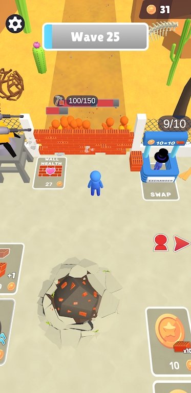 僵尸突袭3D墙壁防御-图1