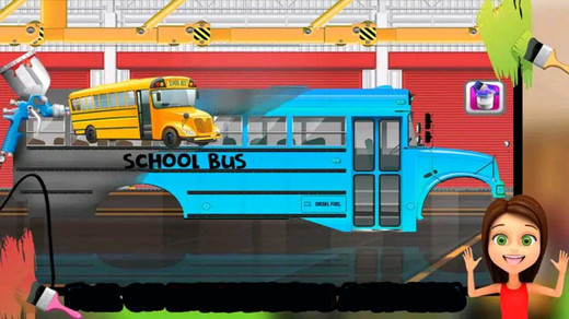 儿童校车制造厂手游