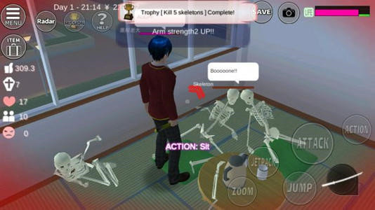 樱花校园模拟器鬼屋版游戏-图1