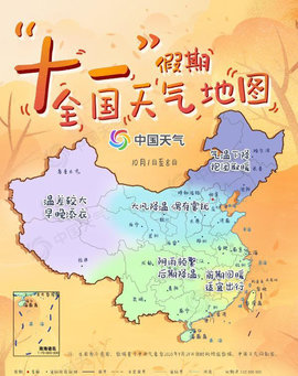 2020十一假期全国天气地图-图2
