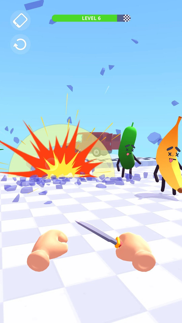 抖音飞刀插水果-图3