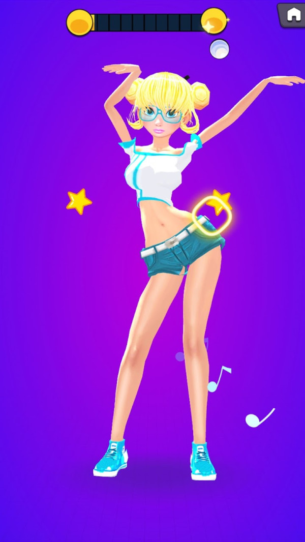 卡通女孩舞蹈-图2