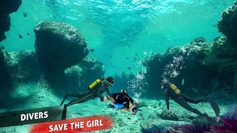 潜水员寻宝 潜水员寻宝