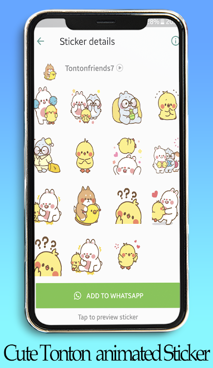 Tonton小朋友动画贴纸-图1