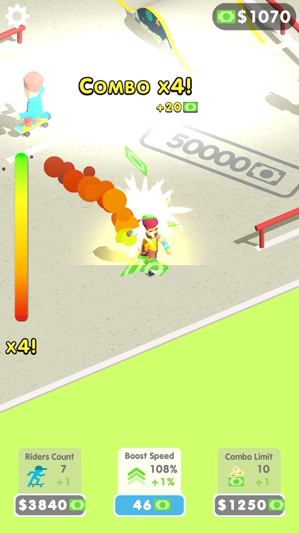 空闲滑板公园游戏