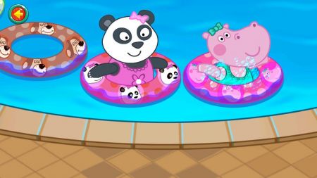 水上公园有趣的水上滑梯-图1