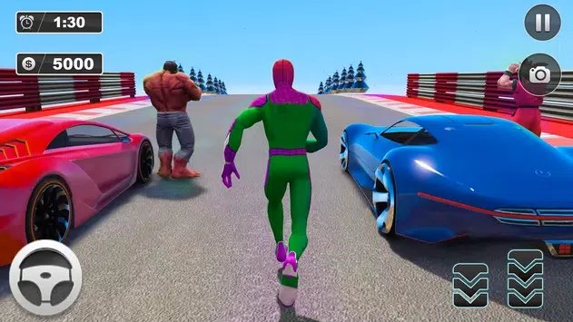 超级英雄坡道赛车竞速-图3