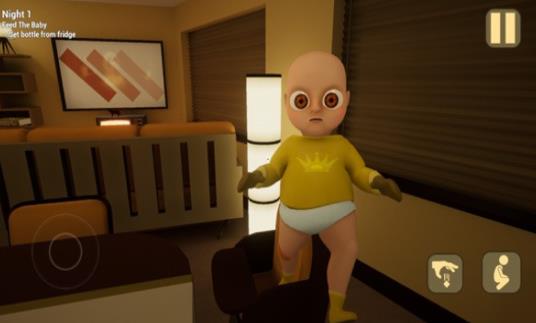 恐怖婴儿黄衣小孩