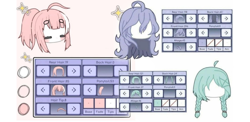 Gacha Hair Style Gacha Hair Style