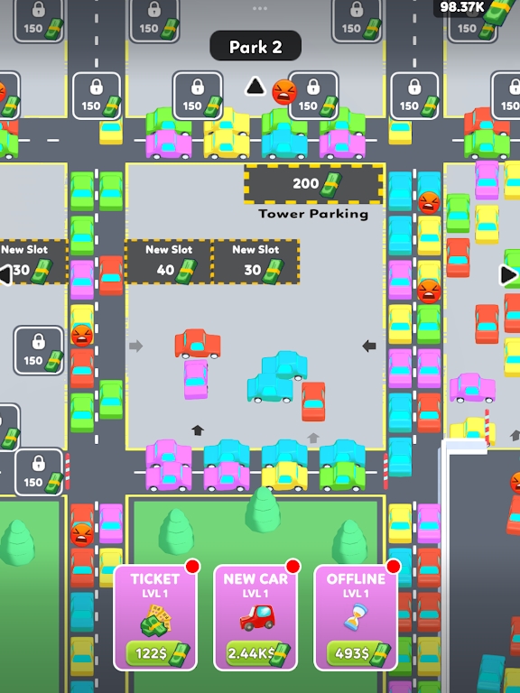 停车场停车 停车场停车