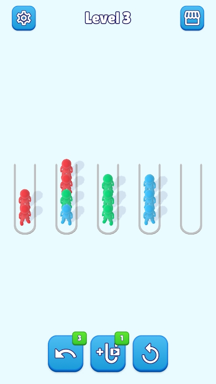 按行排序颜色谜题-图1
