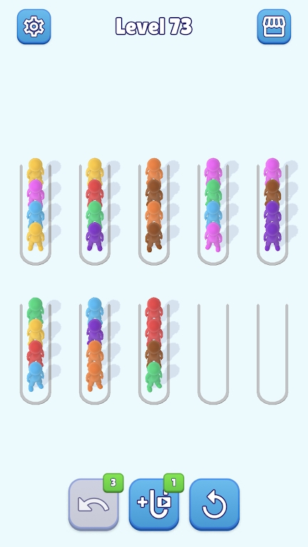 按行排序颜色谜题-图3