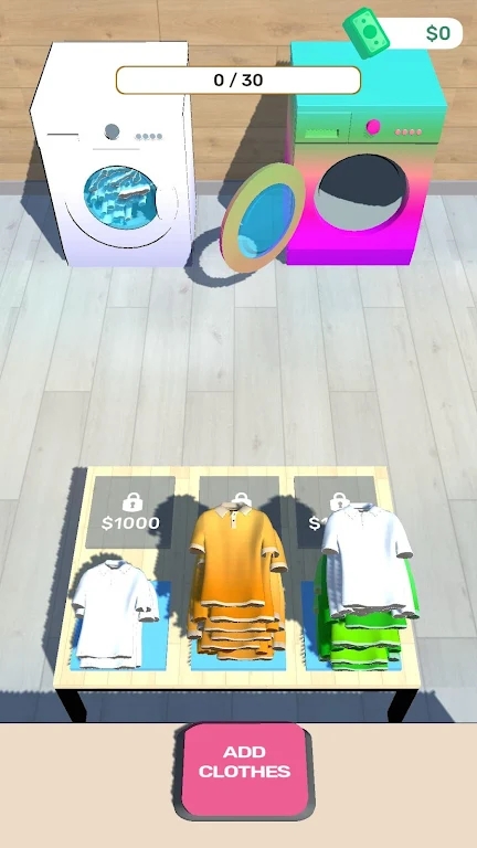 洗衣房颜色分类