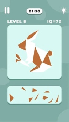 七巧板形状拼图 七巧板形状拼图